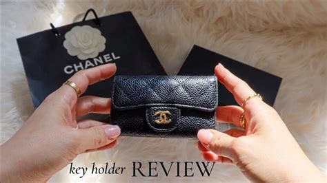 chanel o key holder|chanel key holder wallet.